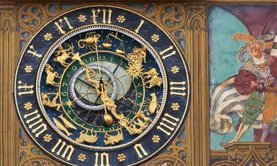 节约日光的艺术 | 乌尔姆市政厅的天文钟, 德国 (© Tomekbudujedomek/Getty Images)